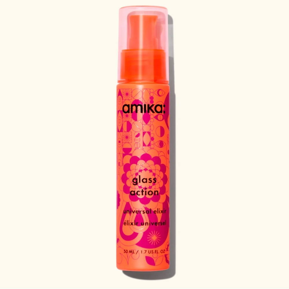 New! Amika glass action hydrating hair oil, universal elixir